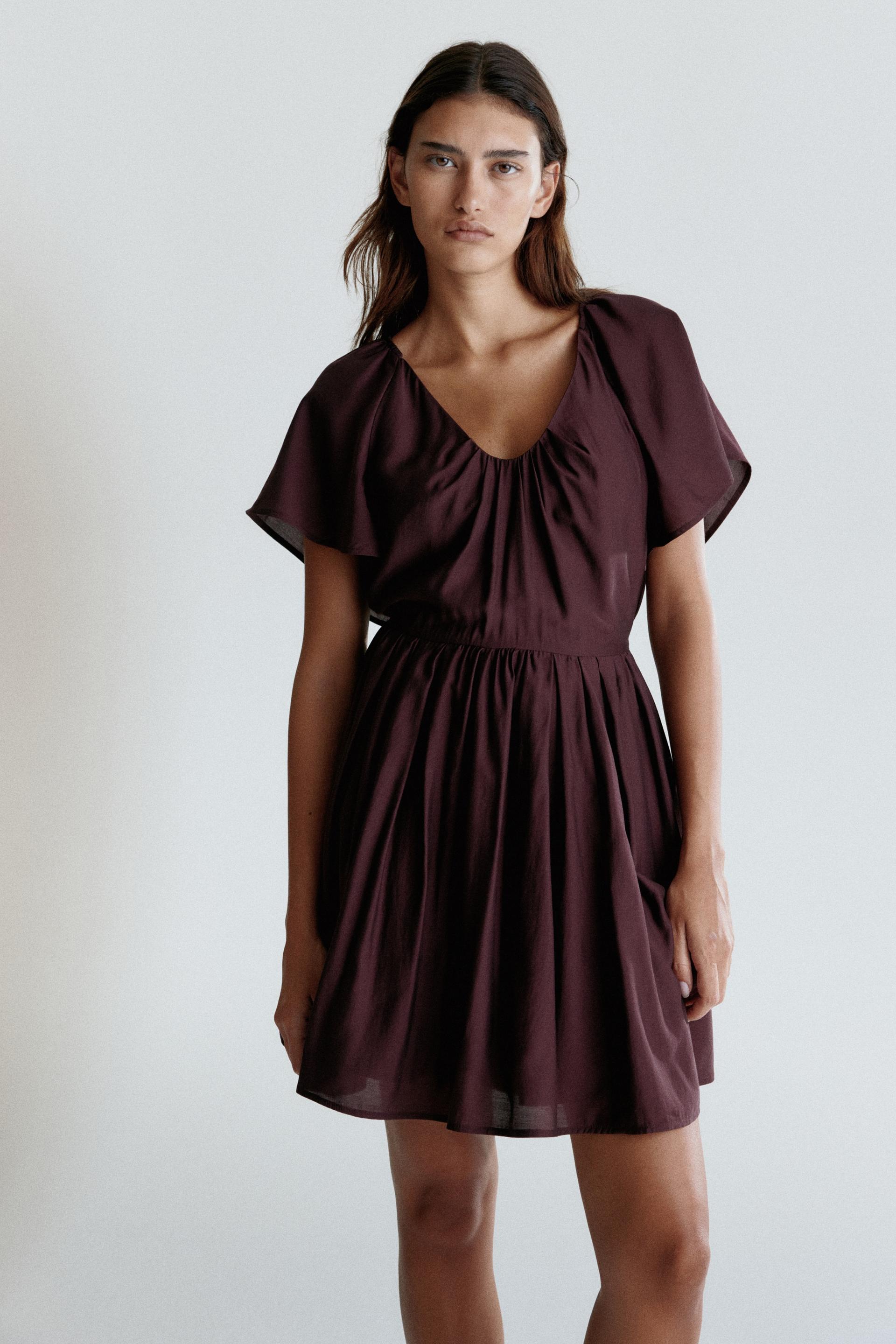 dress with flared skirt