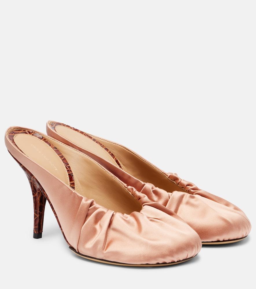 dries van noten 90 satin mules