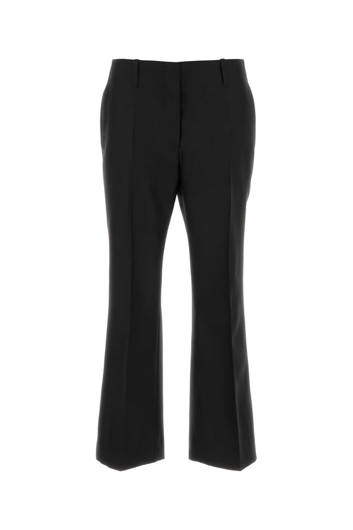 dries van noten black wool blend paloma pant