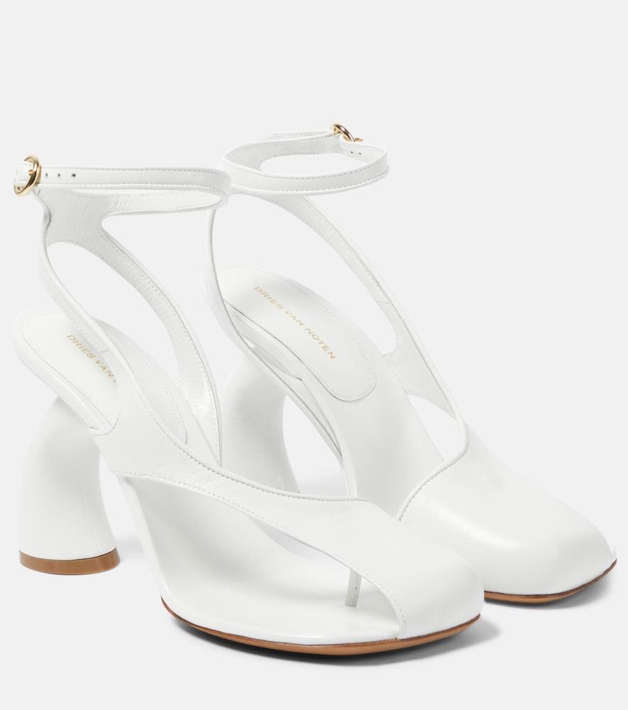 dries van noten bridal leather pumps