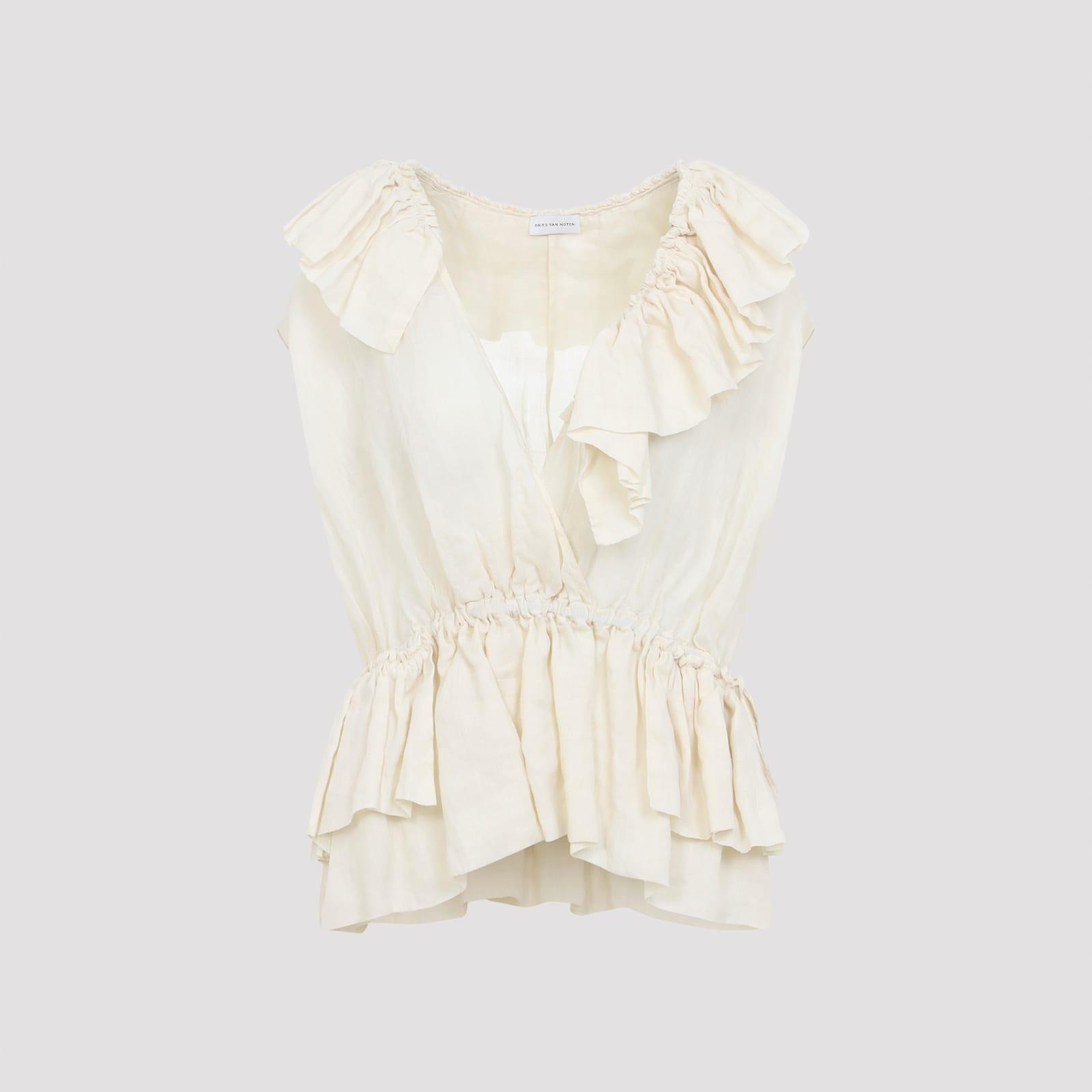dries van noten cally bis top