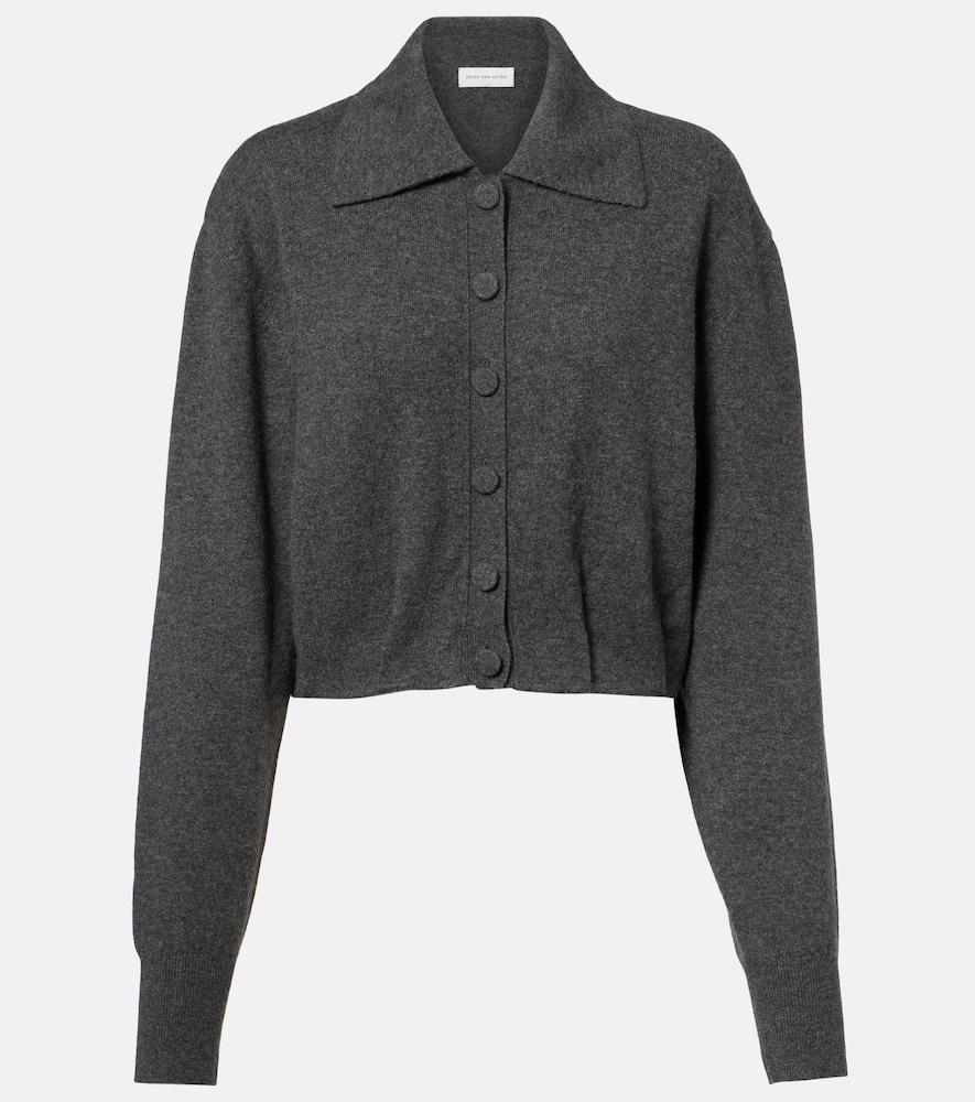 dries van noten cashmere cardigan