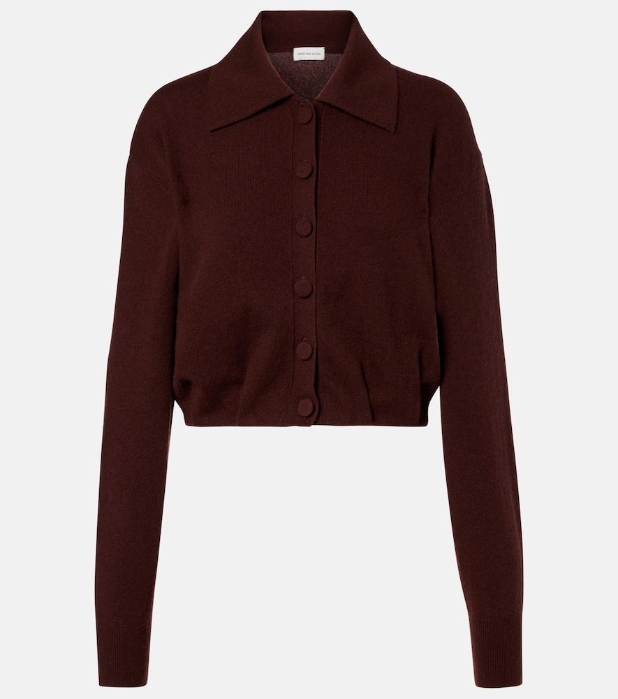 dries van noten cashmere cardigan