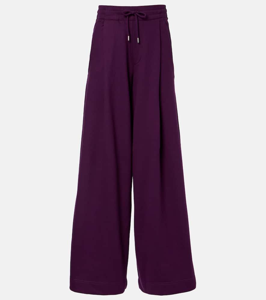 dries van noten cotton jersey sweatpants