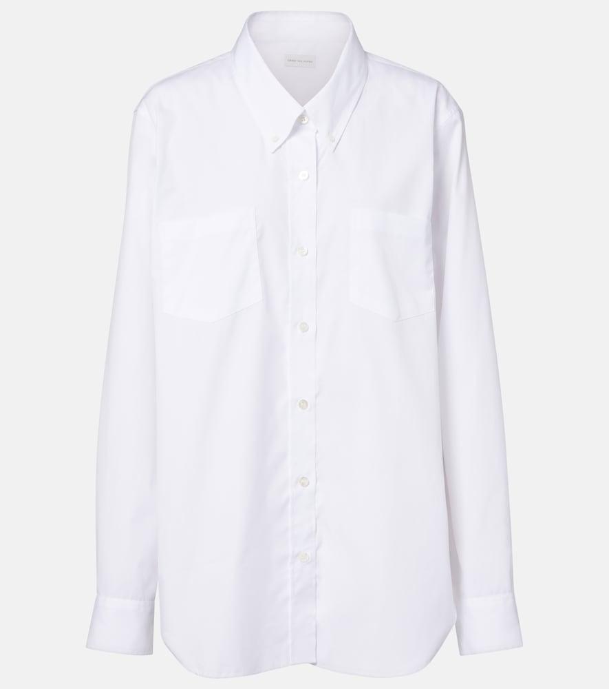dries van noten cotton poplin shirt