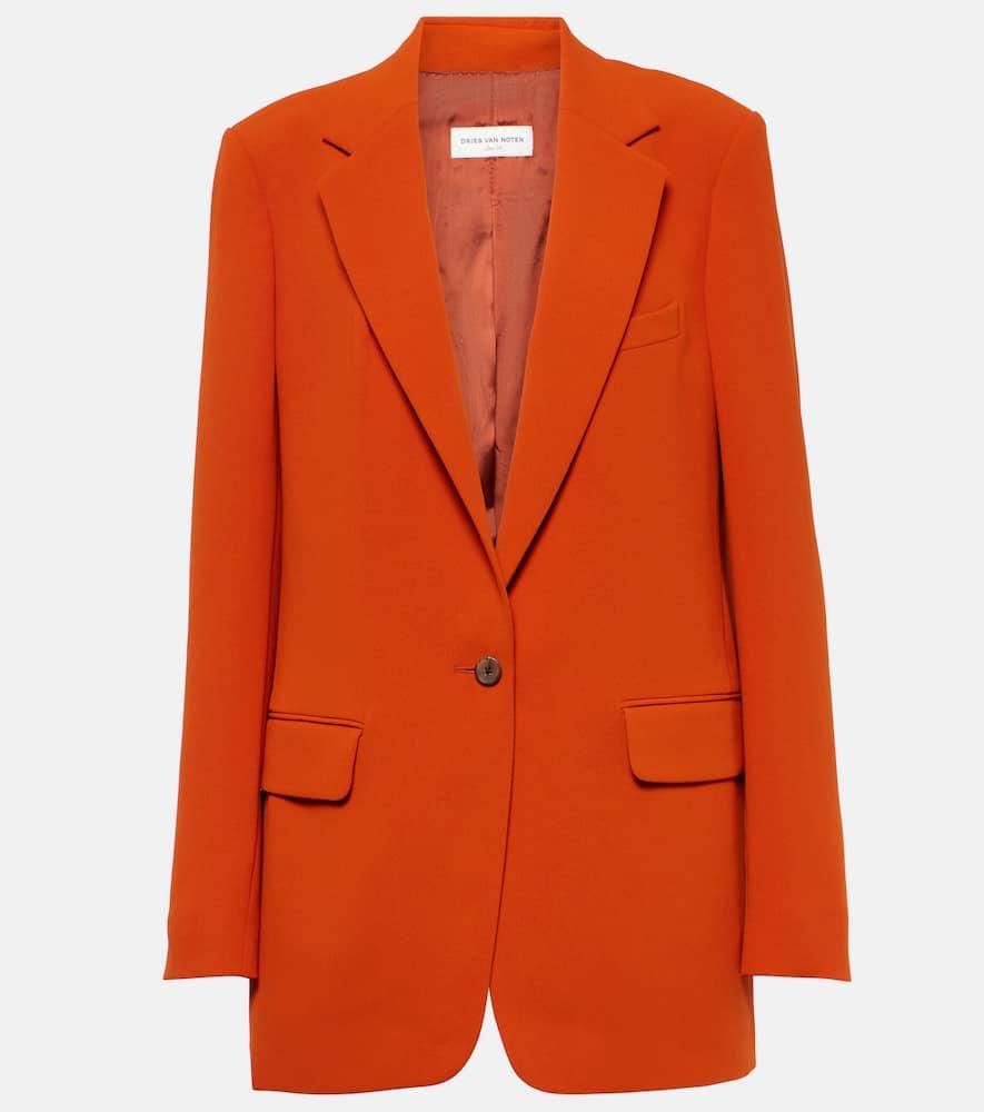dries van noten crêpe blazer
