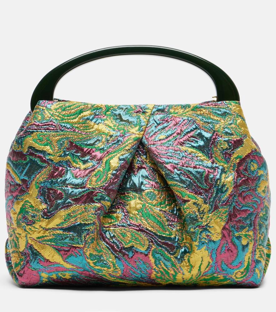dries van noten crisp small jacquard top