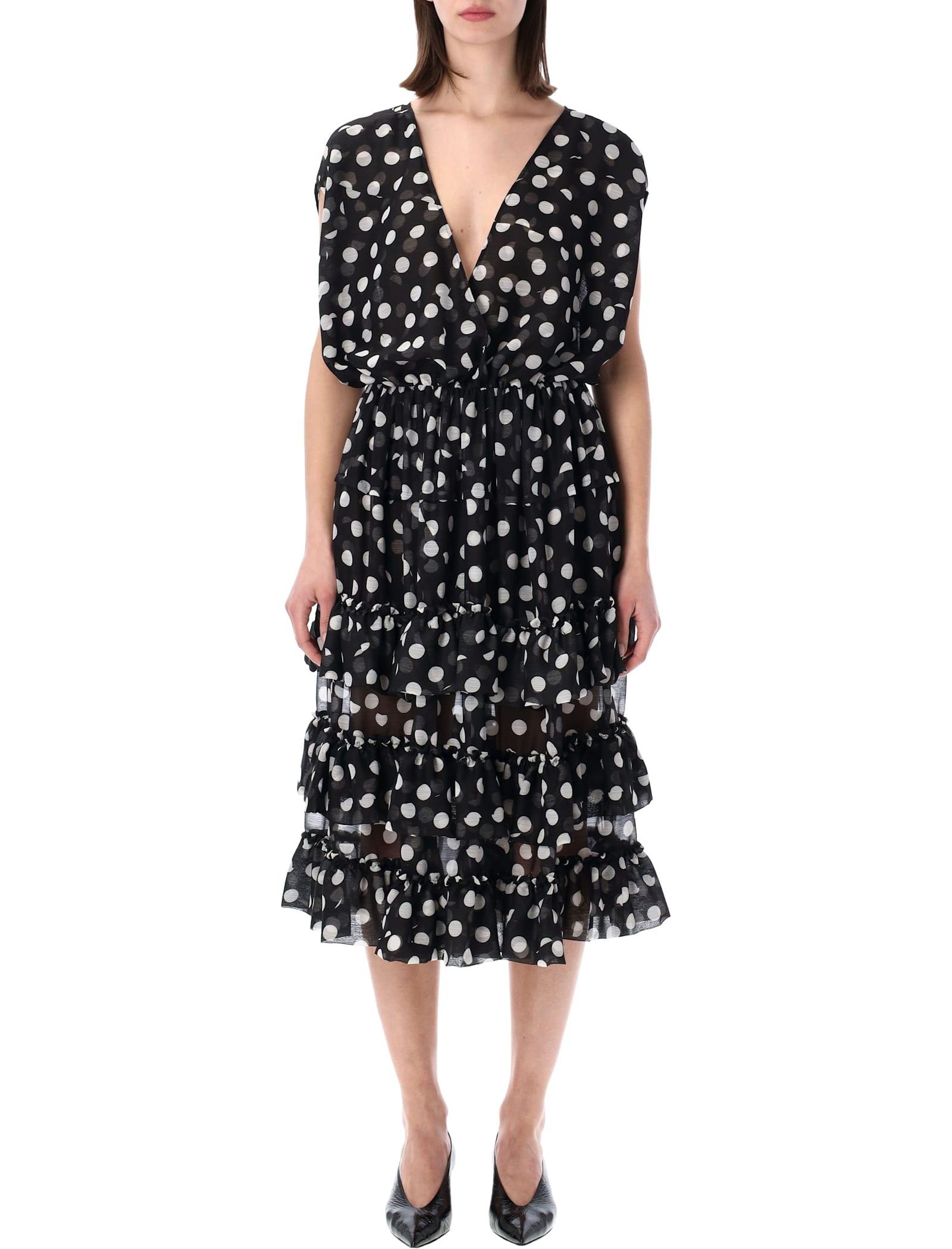 dries van noten dally ruffle dress