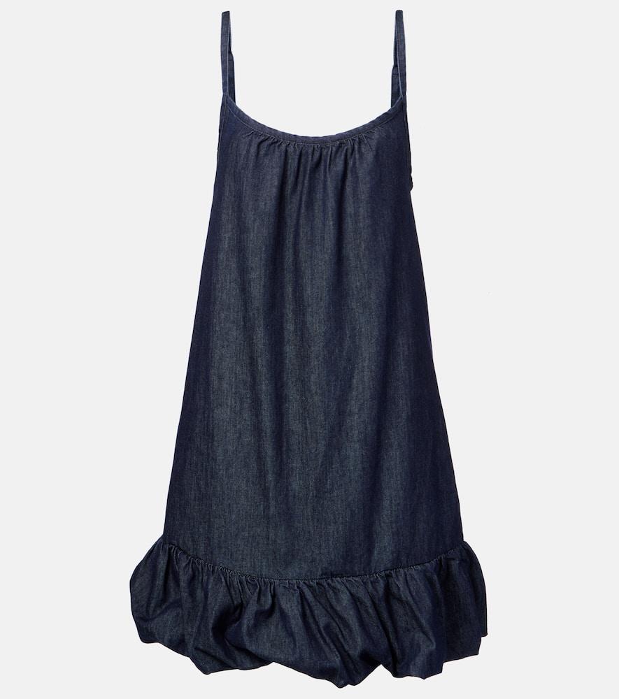 dries van noten denim minidress