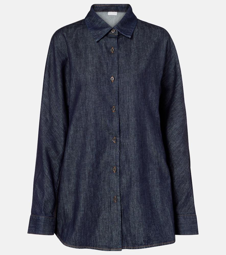dries van noten denim shirt