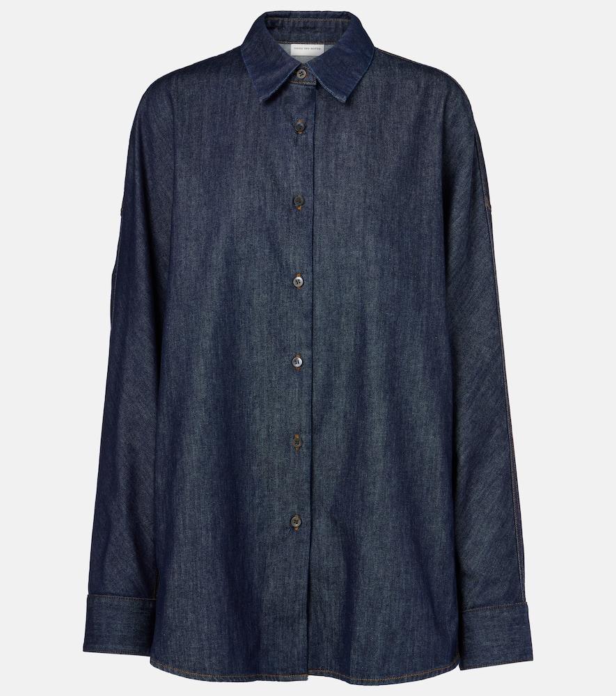 dries van noten denim shirt