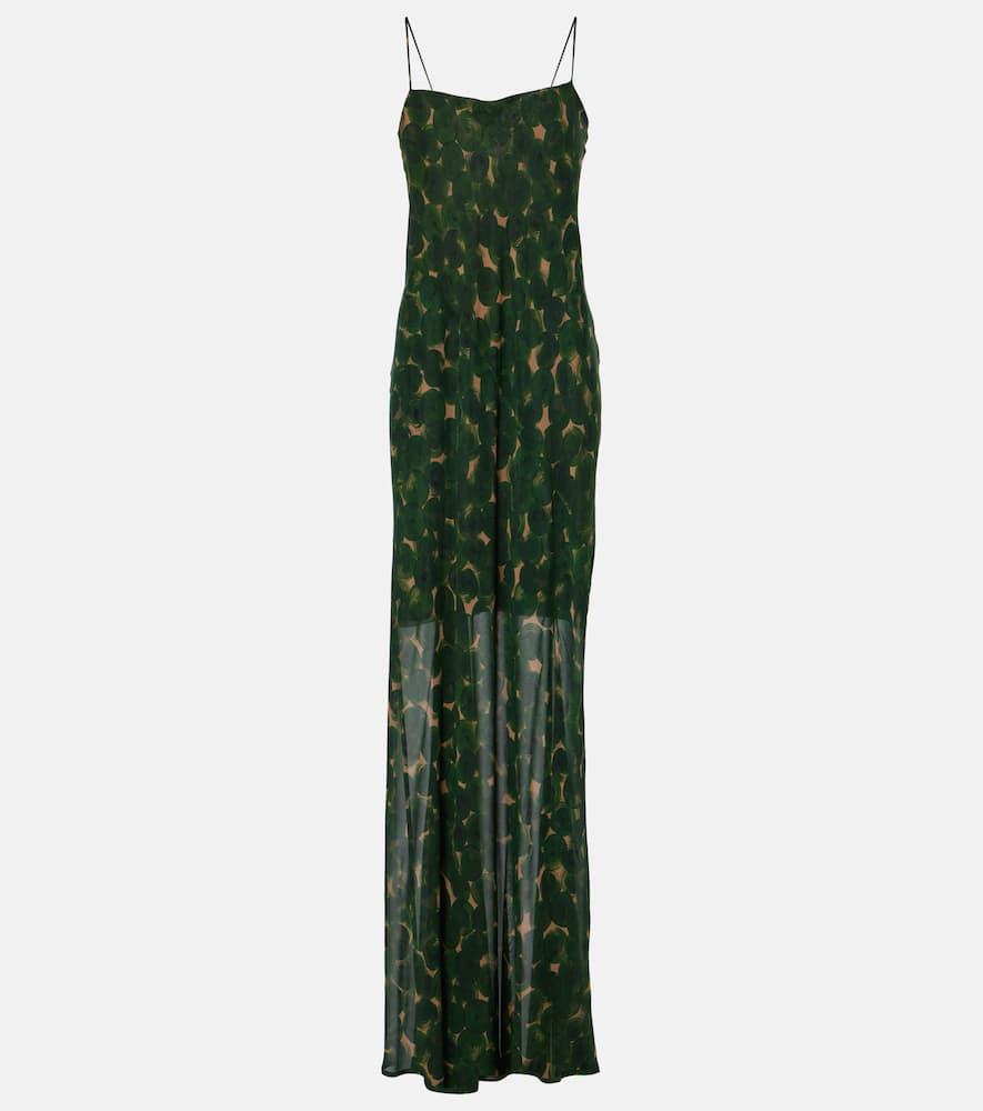 dries van noten deryl floral silk gown