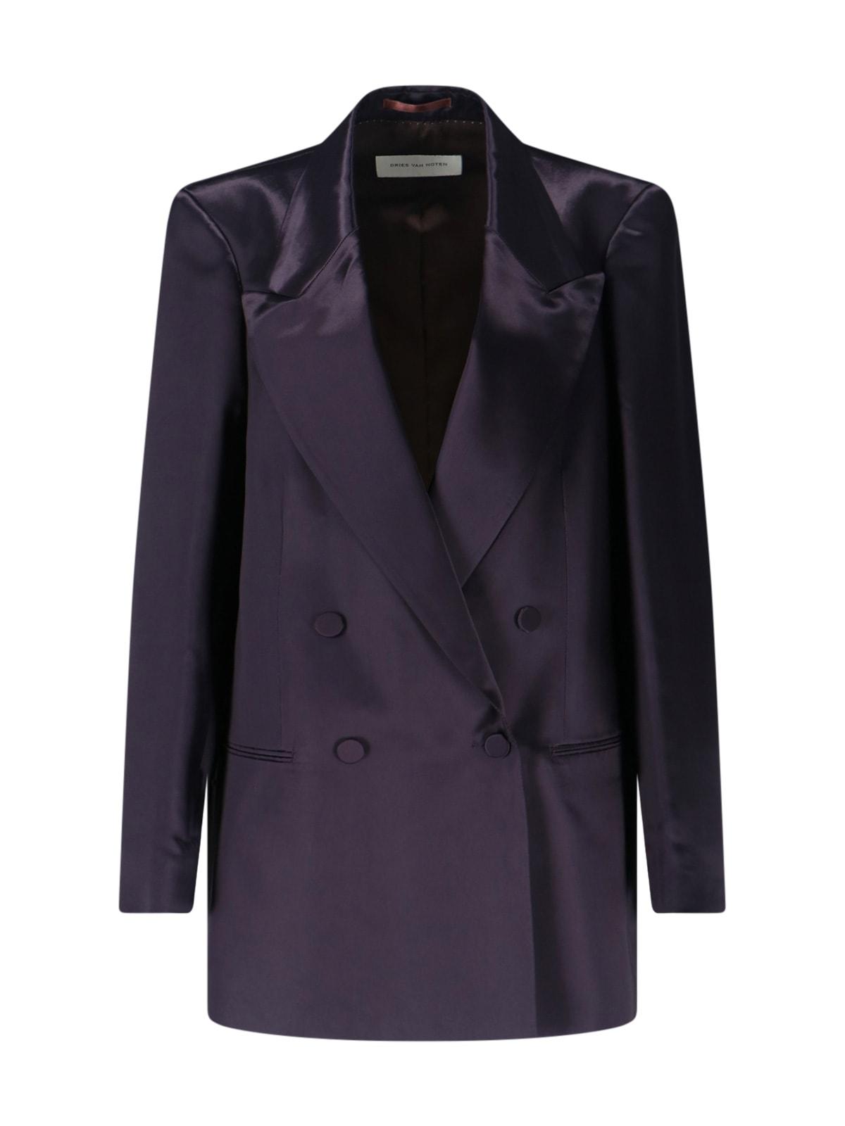 dries van noten double-breasted blazer