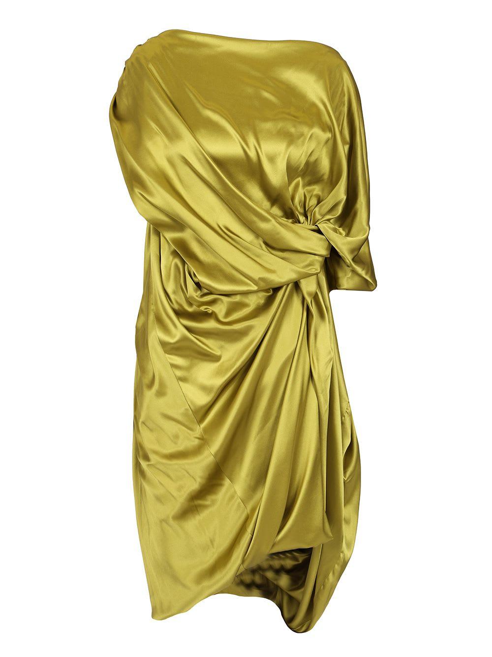 dries van noten draped dress