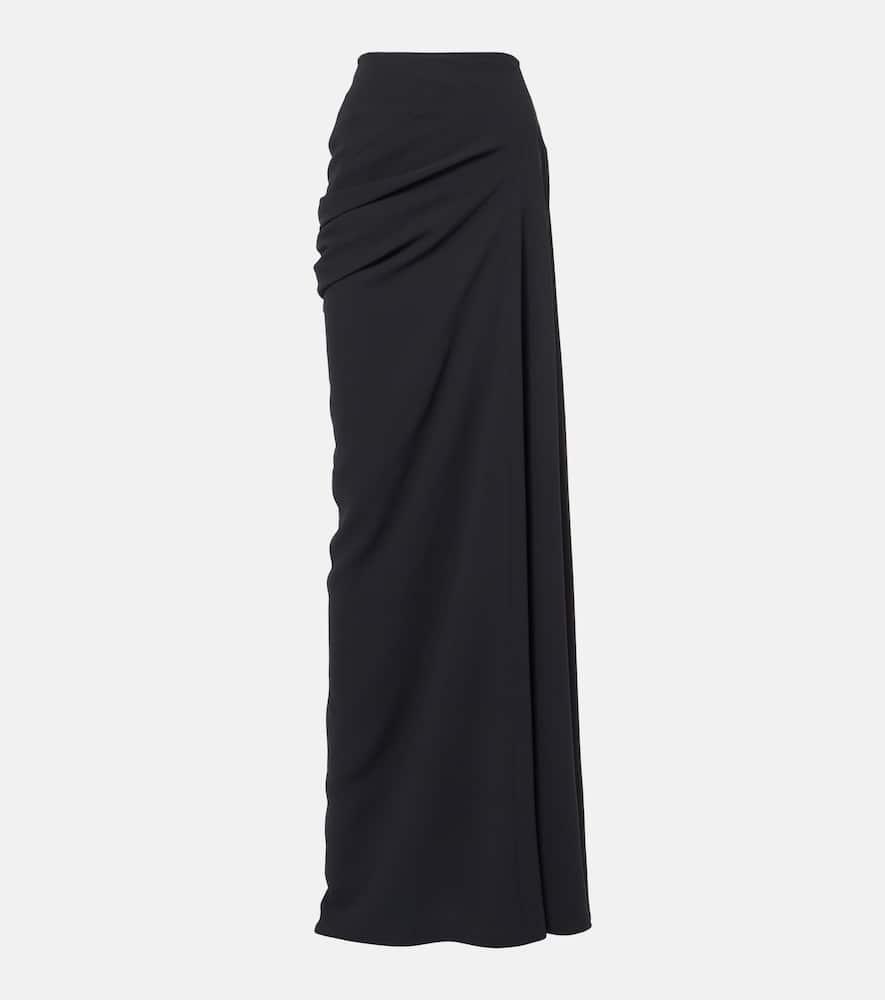 dries van noten draped maxi skirt