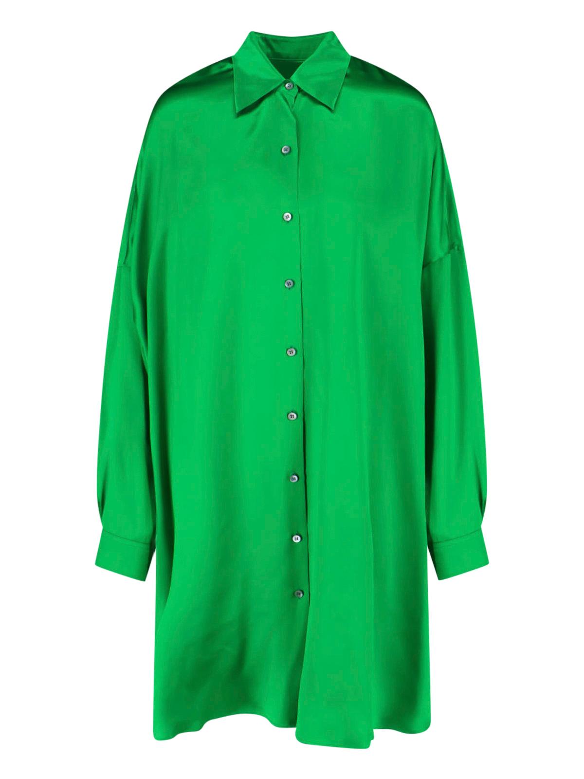 dries van noten dresses green silk - women