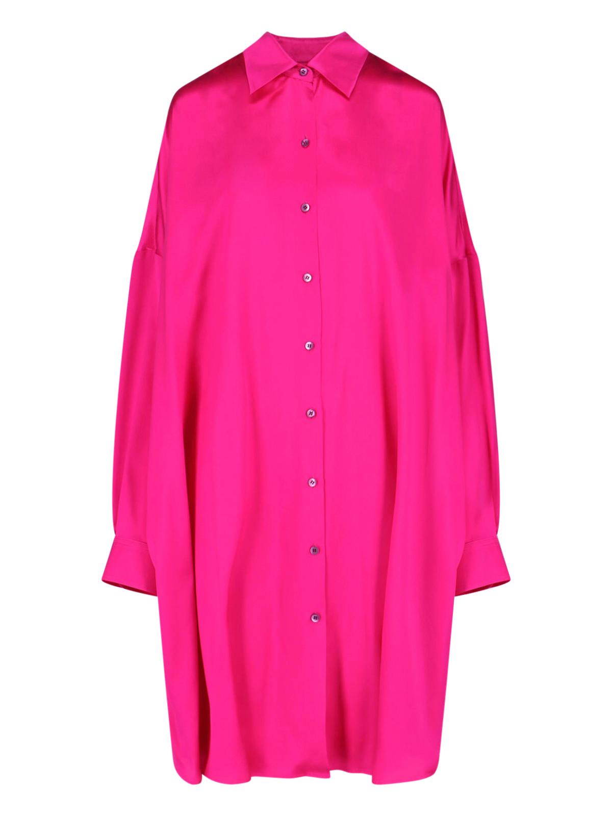 dries van noten dresses pink silk - women