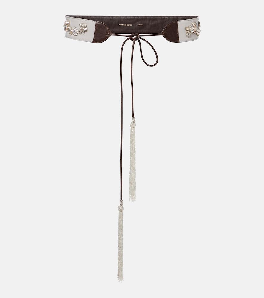 dries van noten embellished leather