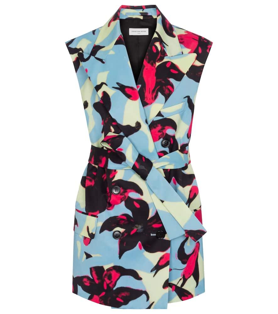 dries van noten floral blazer