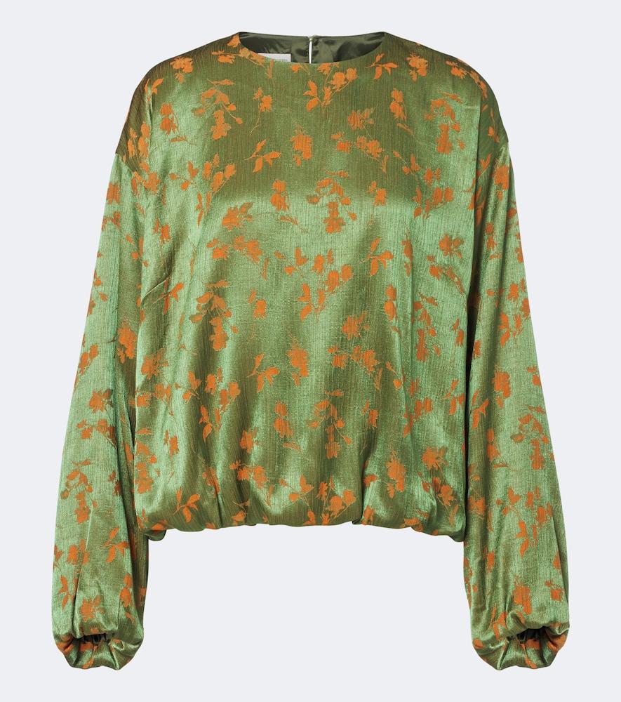 dries van noten floral blouse