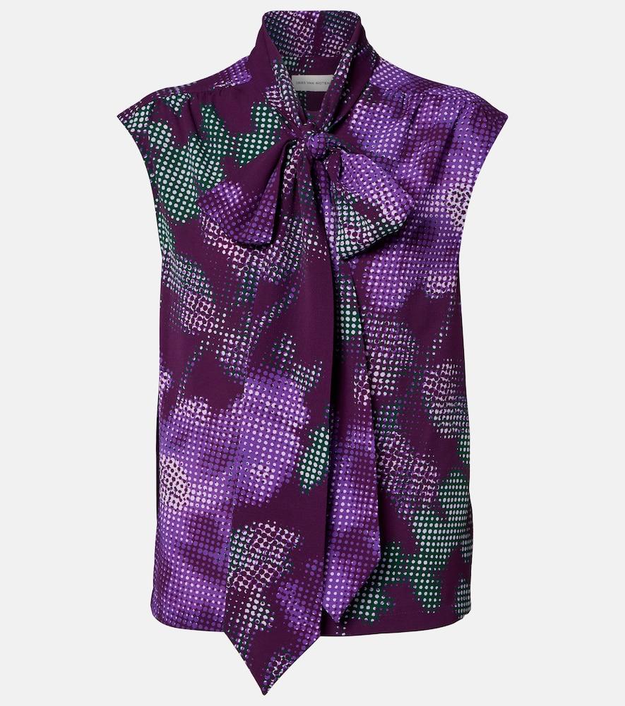 dries van noten floral tie