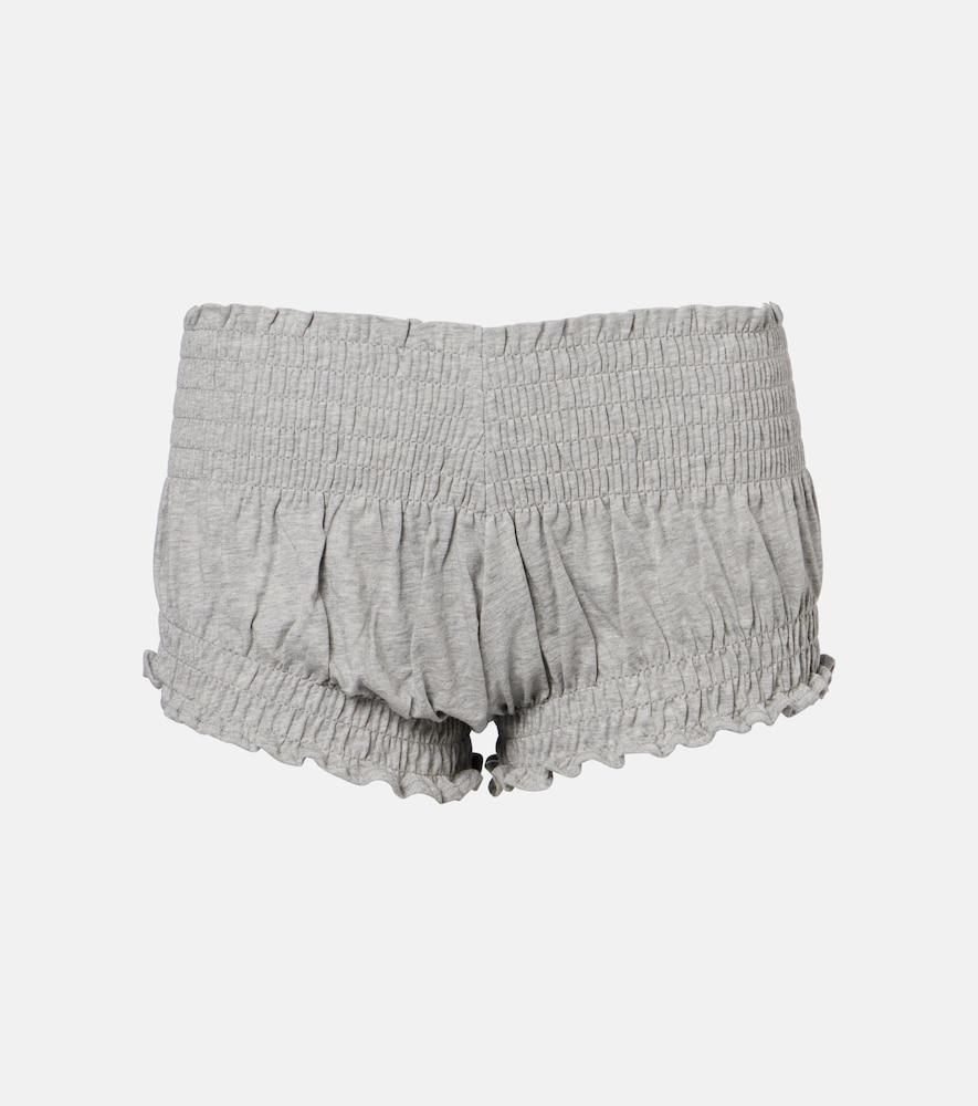 dries van noten hoffy cotton shorts