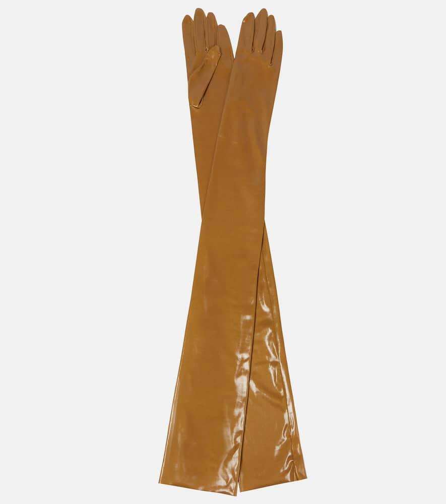 dries van noten jersey gloves