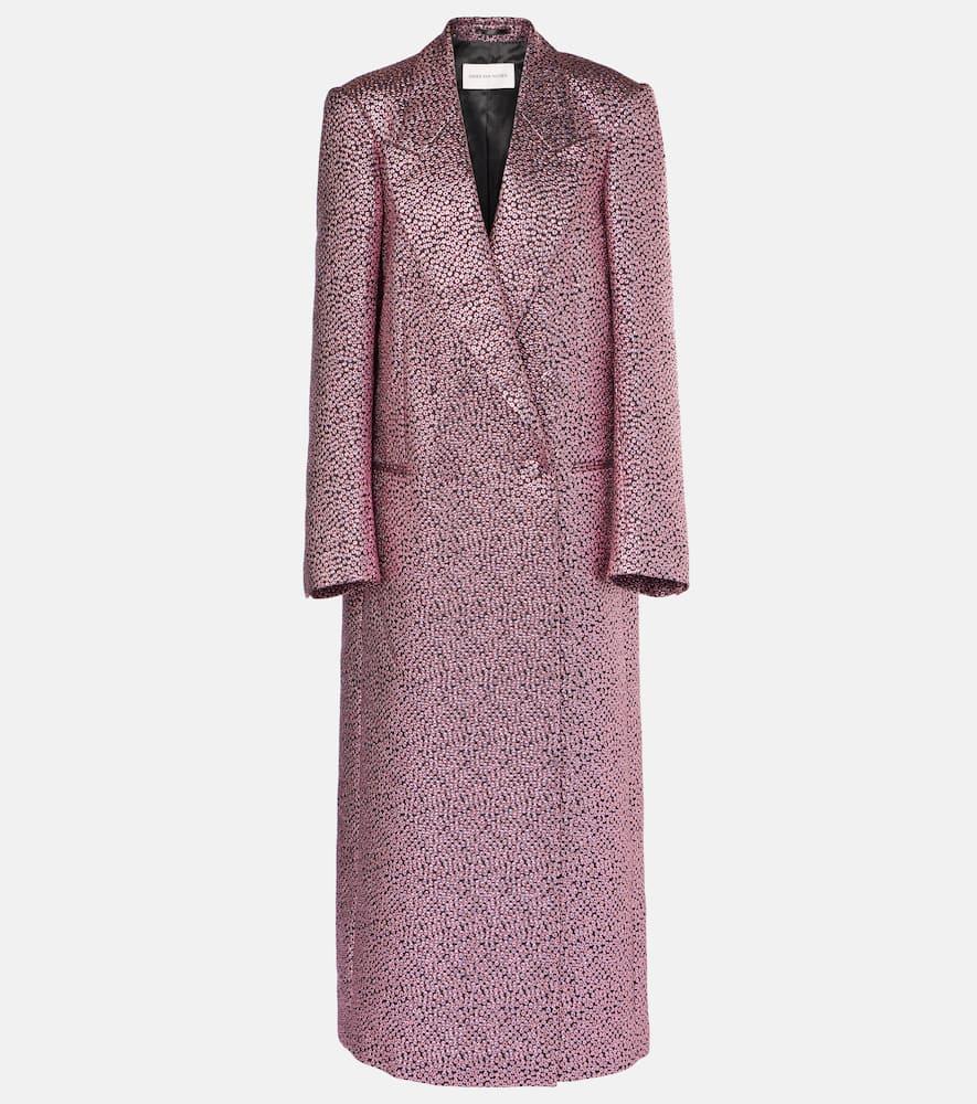 dries van noten lamé coat