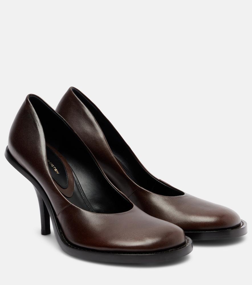 dries van noten leather pumps