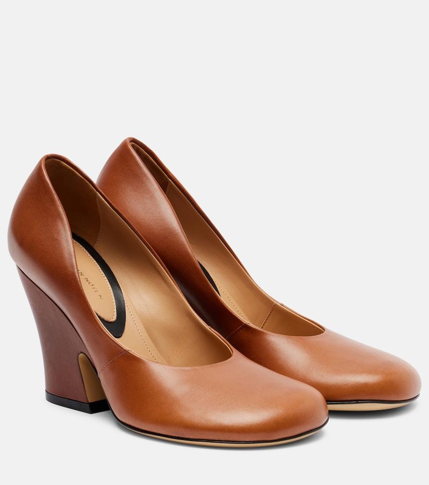dries van noten leather pumps