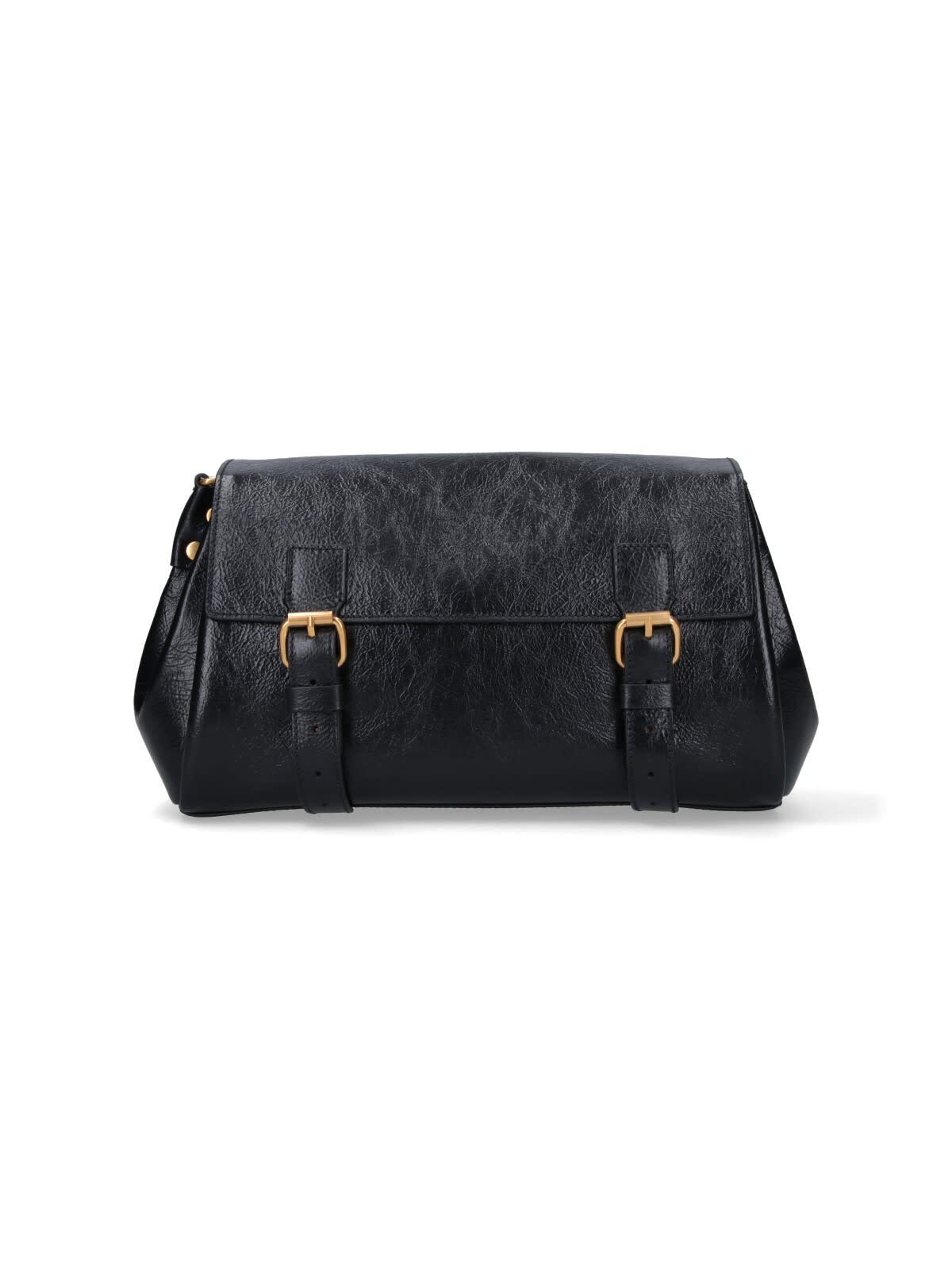 dries van noten leather shoulder bag