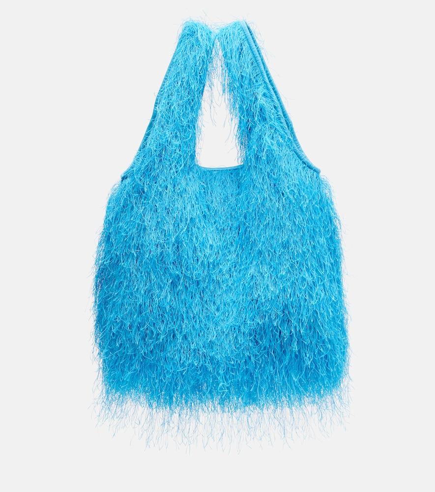 dries van noten marche medium fringed top