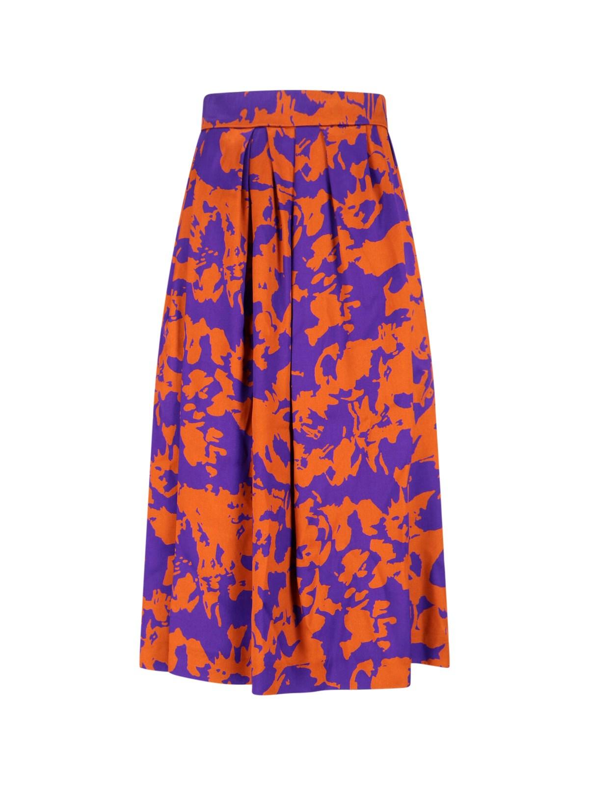 dries van noten midi skirt