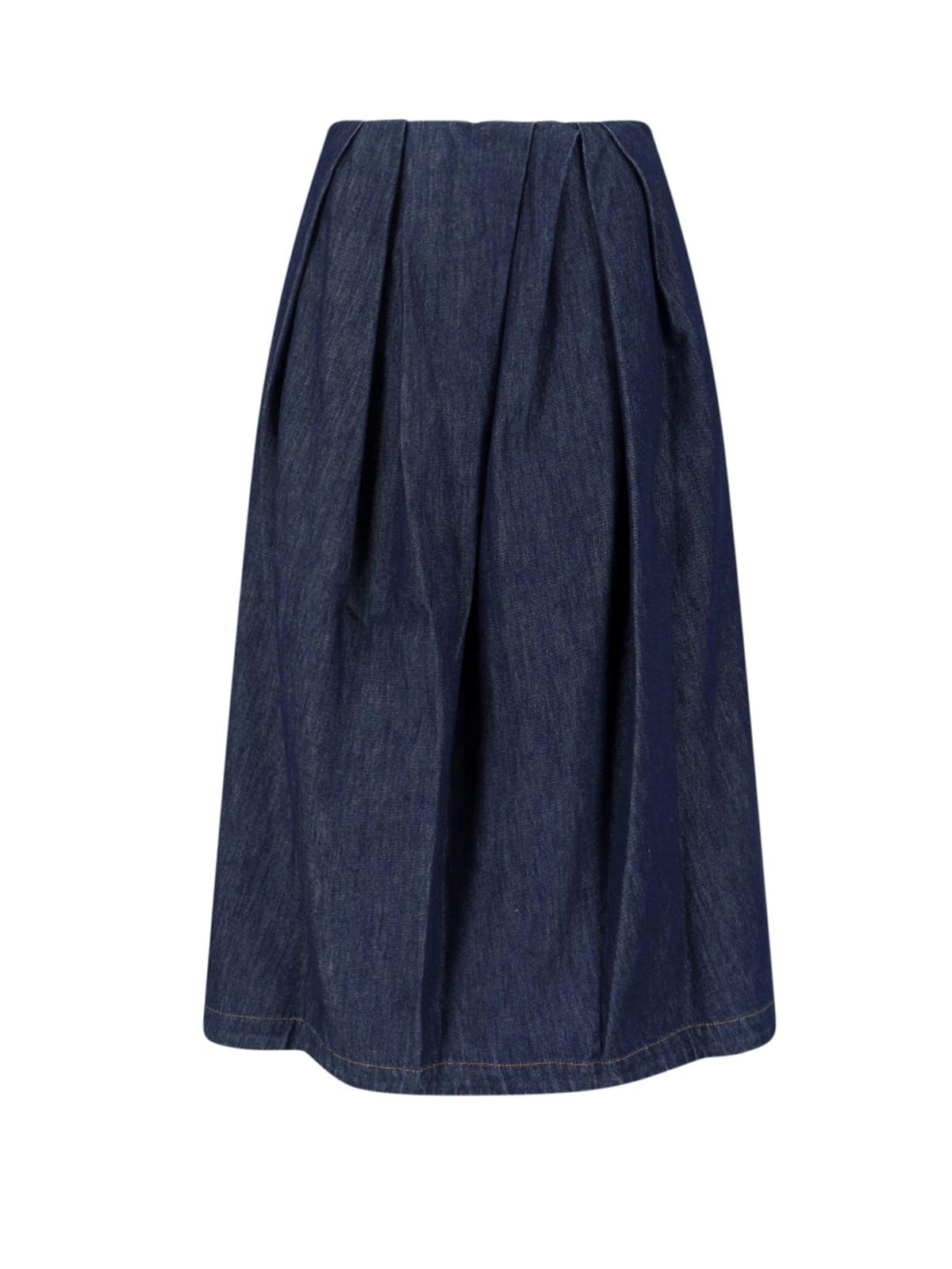 dries van noten midi skirt