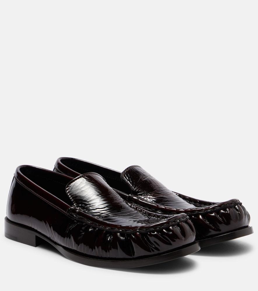 dries van noten patent leather loafers