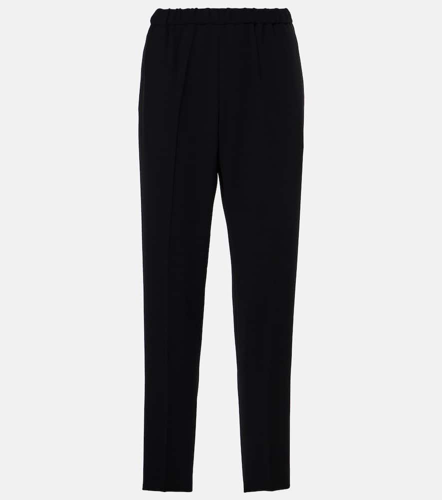 dries van noten pleated slim pants