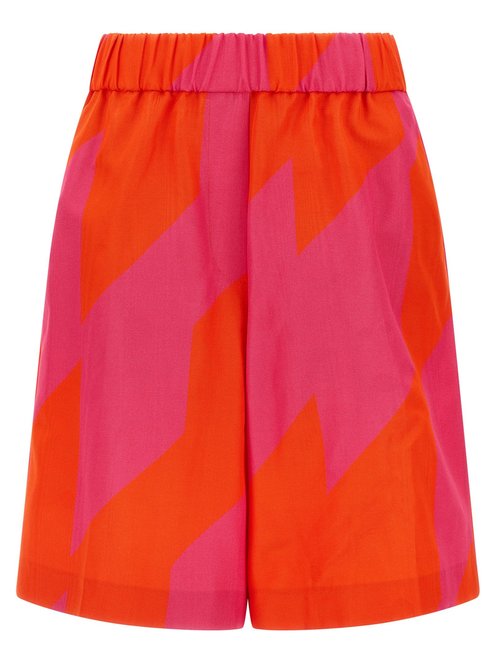 dries van noten pomy bis bermuda shorts fuchsia cotton hp bermuda - women