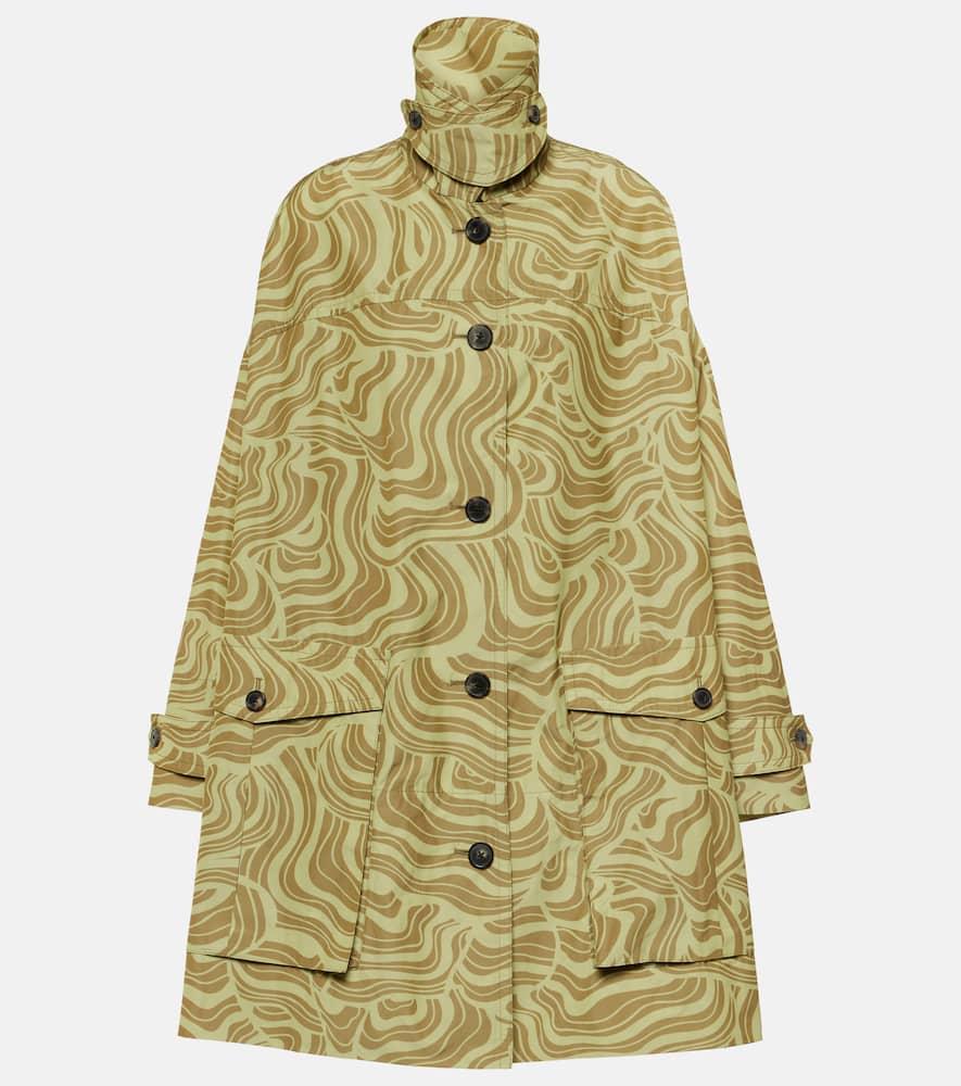 dries van noten printed coat
