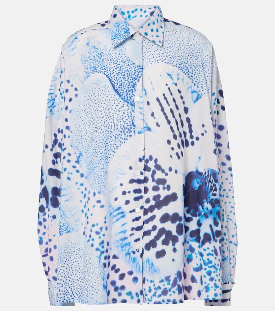 dries van noten printed cotton shirt