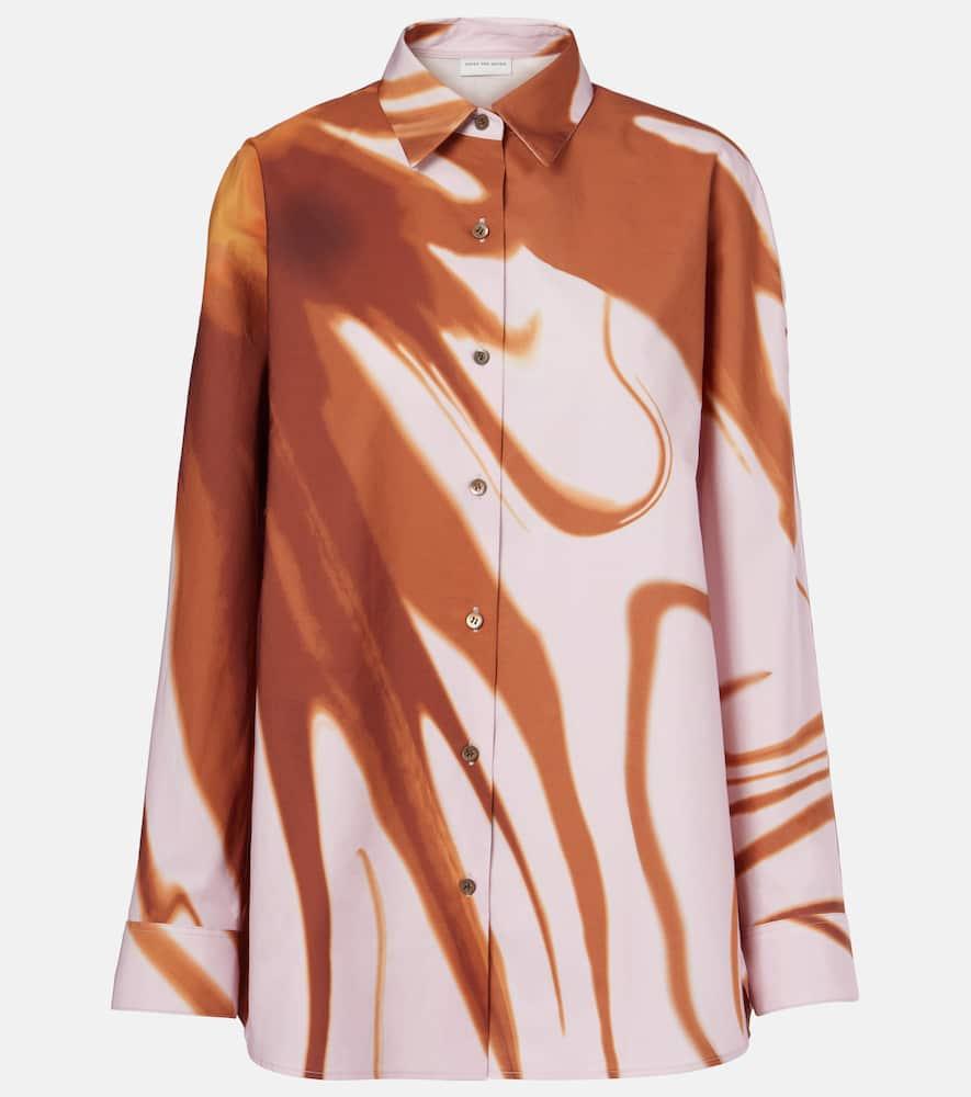 dries van noten printed cotton shirt
