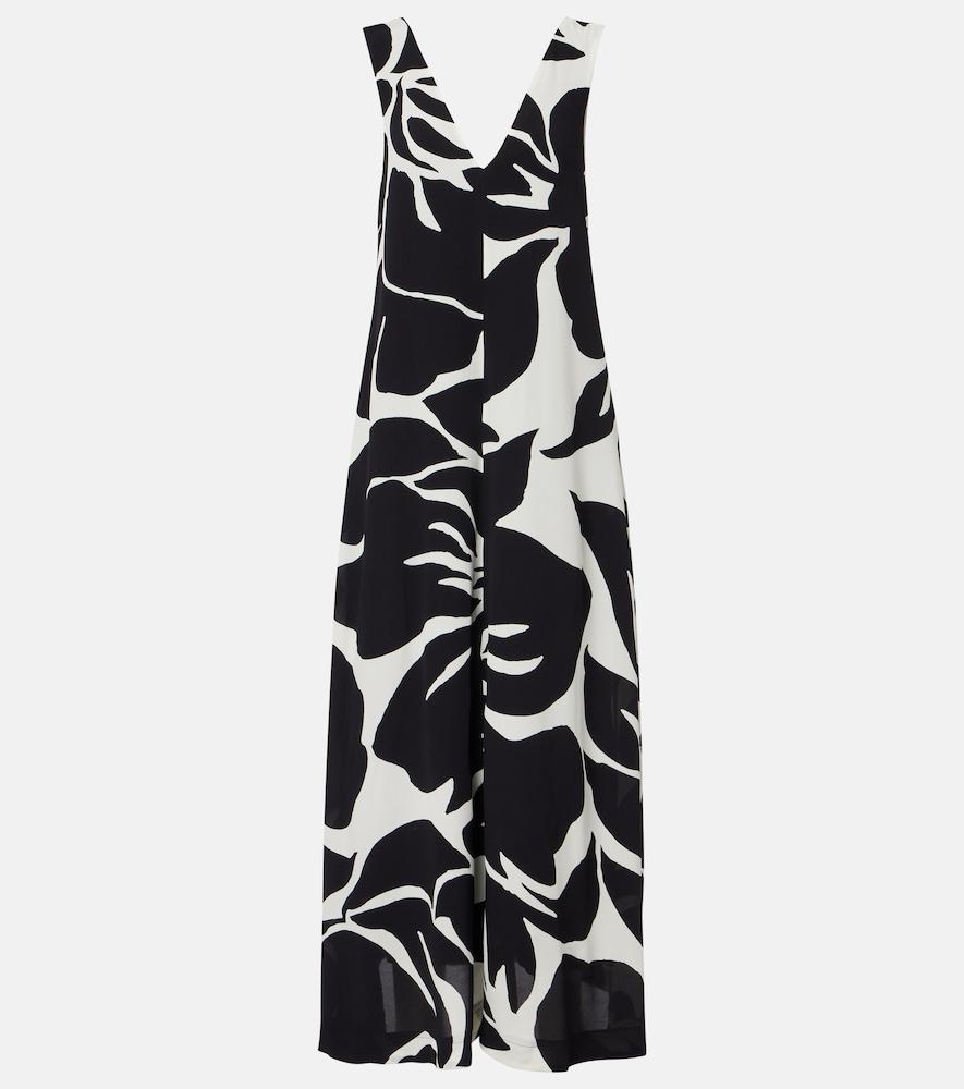 dries van noten printed maxi dress