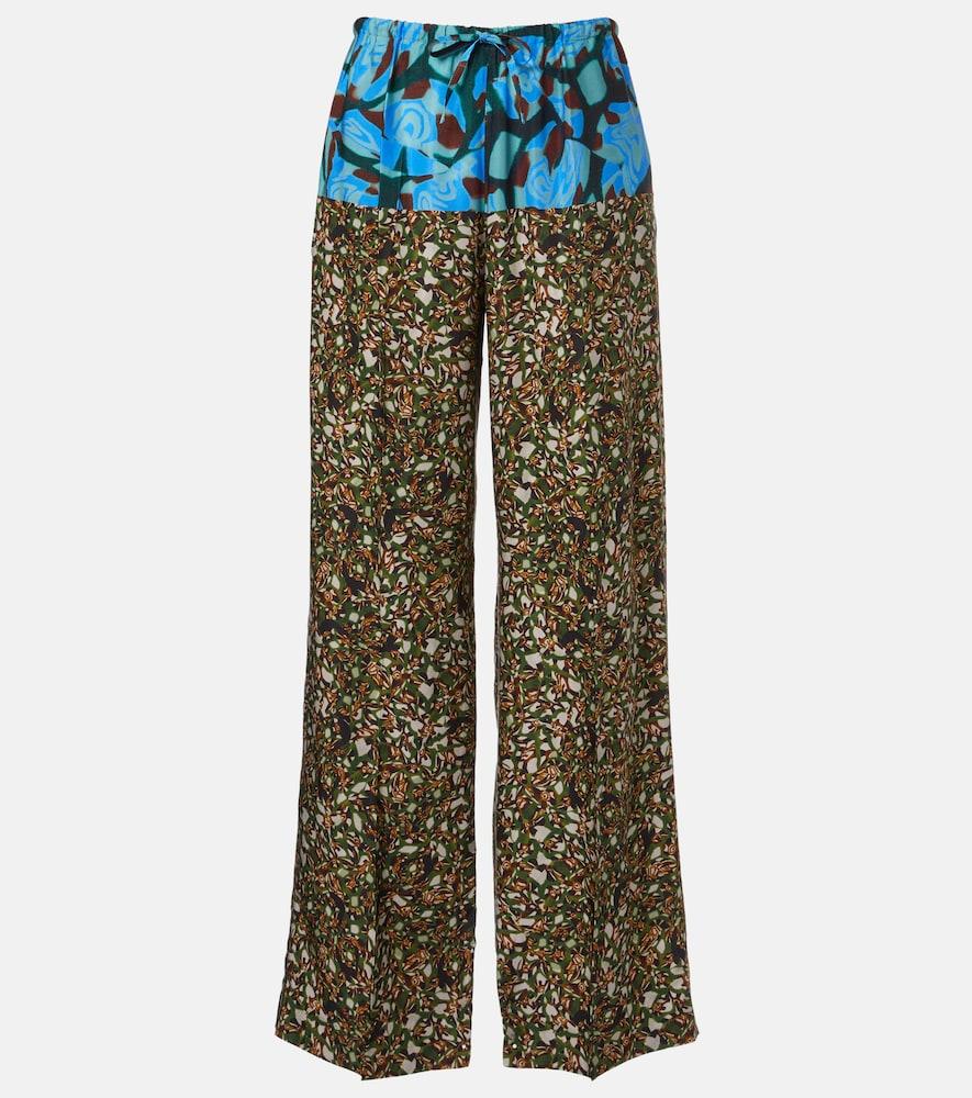 dries van noten printed wide