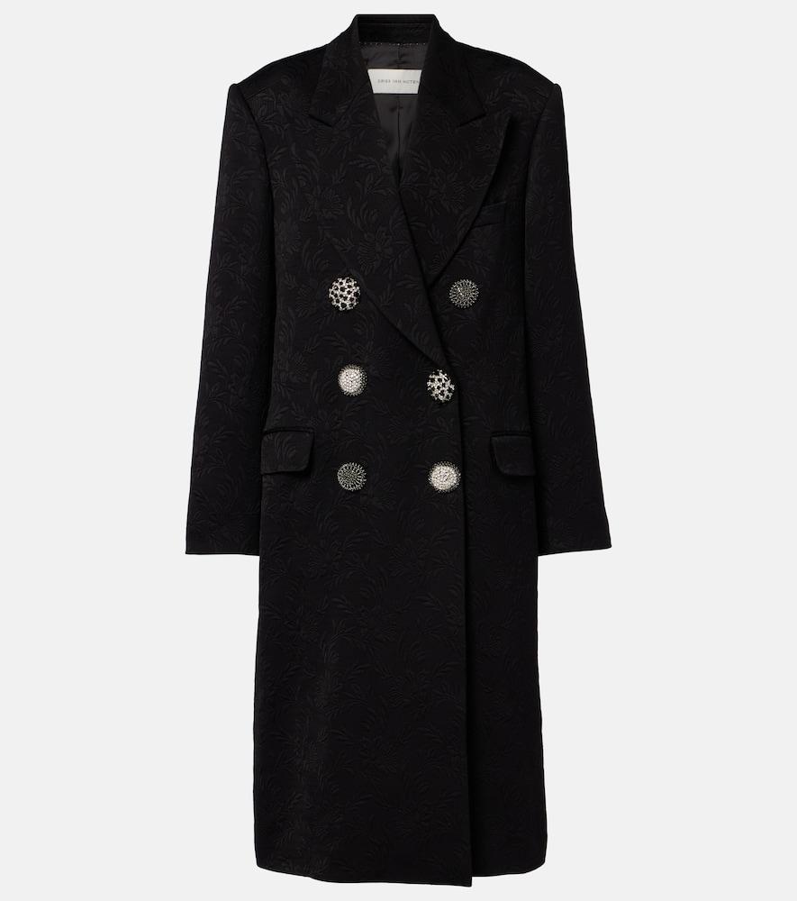 dries van noten rosea embellished coat
