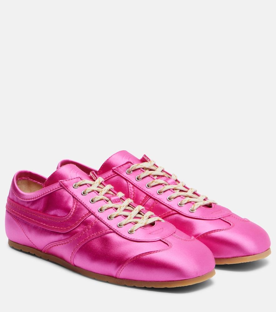 dries van noten satin sneakers