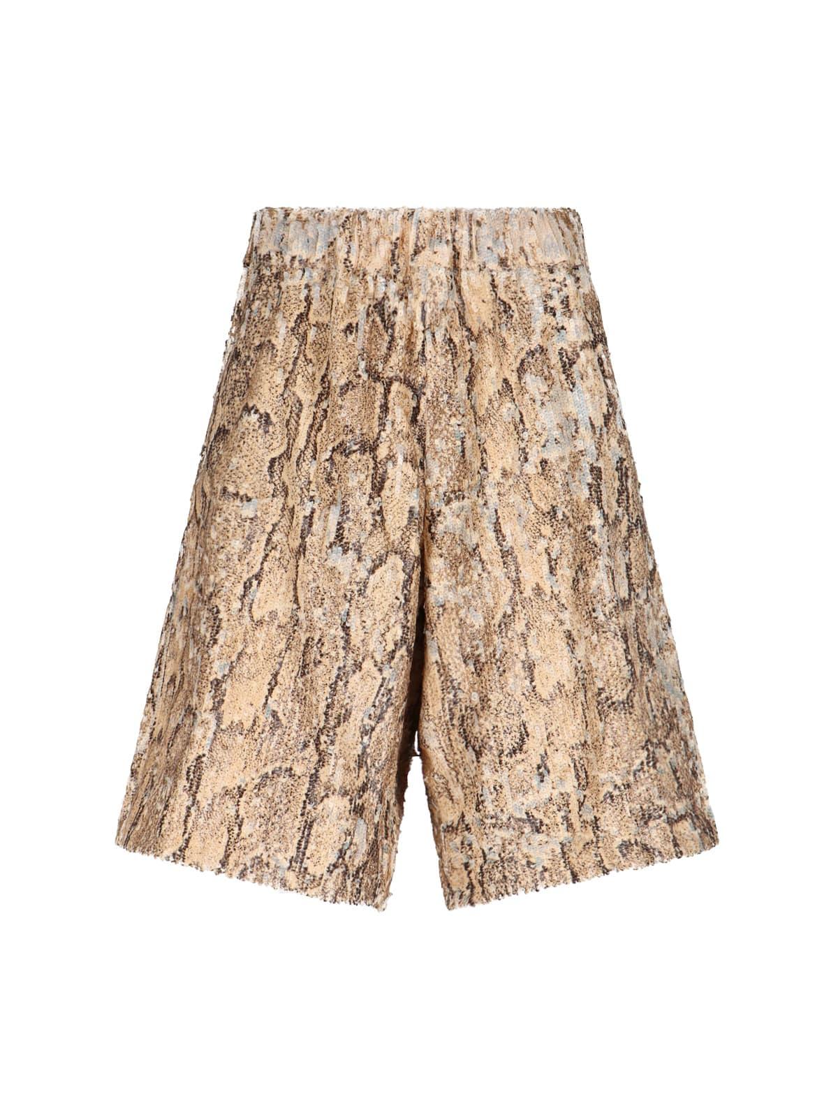 dries van noten sequin shorts