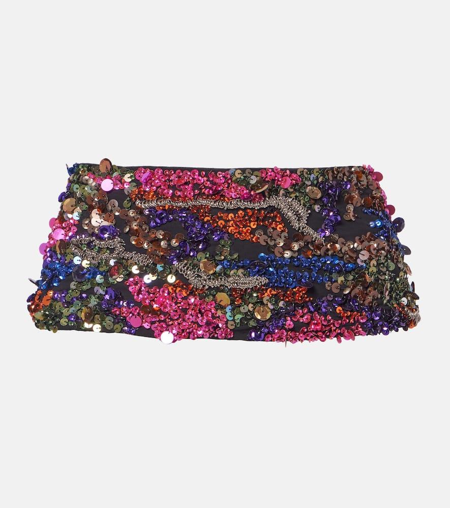dries van noten sequined belt
