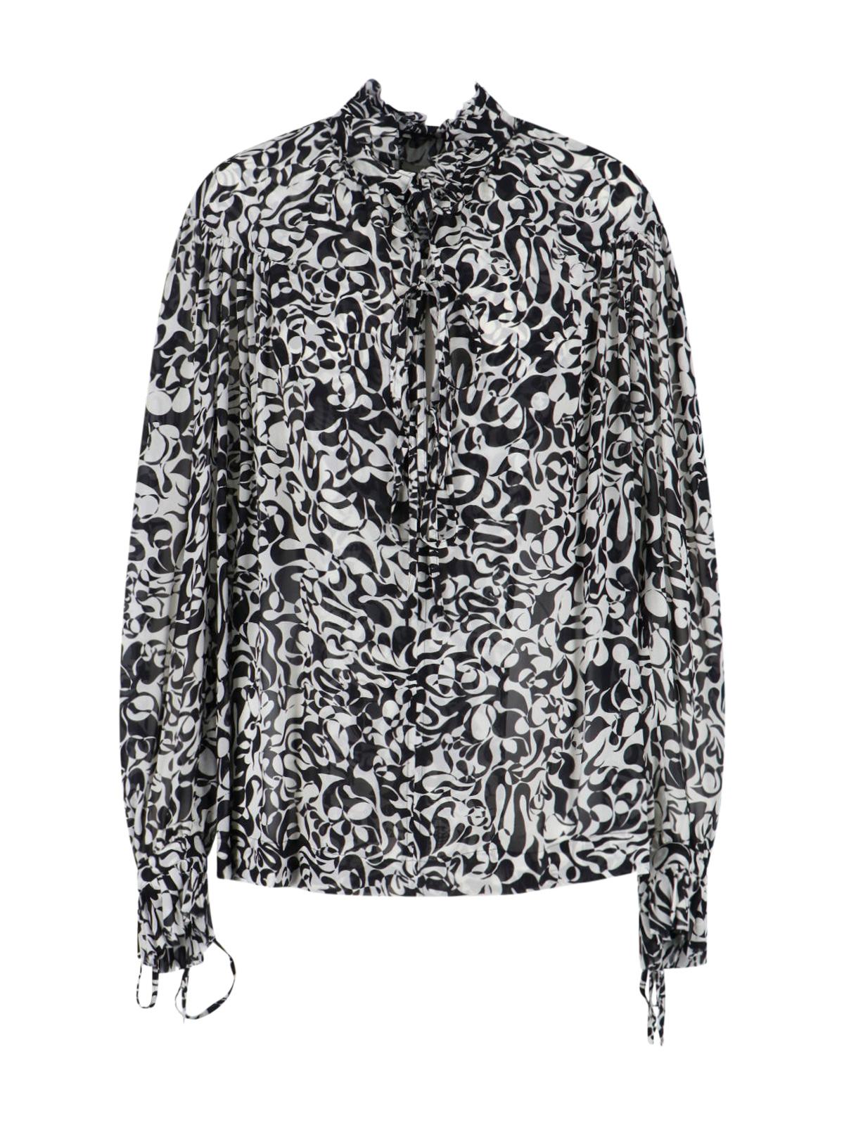 dries van noten shirts black viscose - women