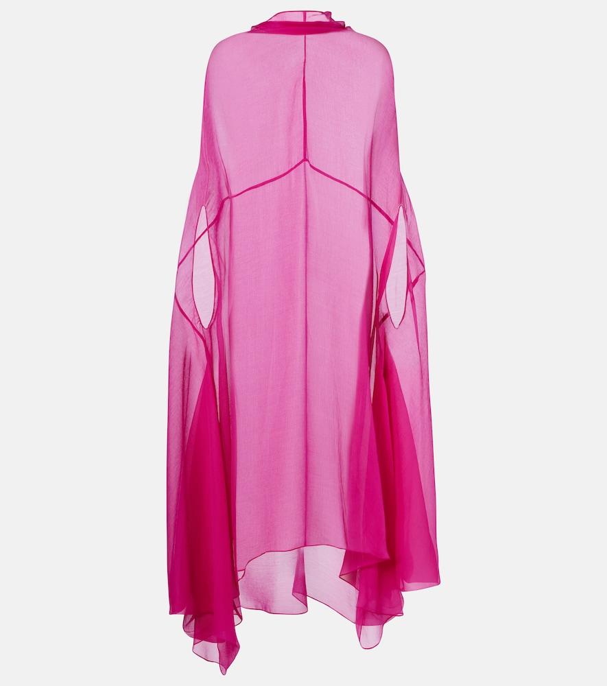 dries van noten silk gown