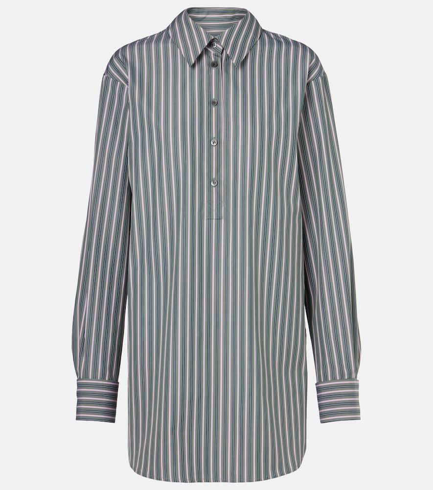 dries van noten striped cotton shirt