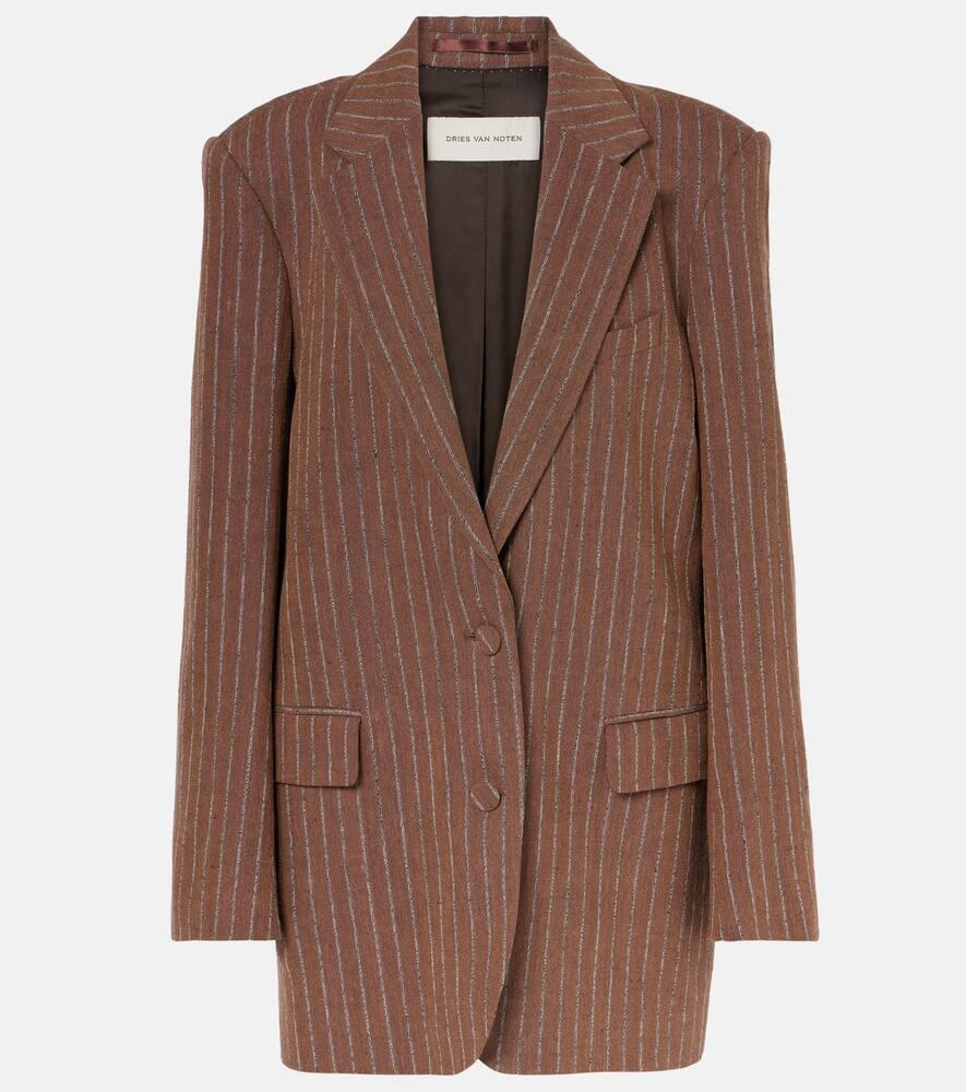 dries van noten striped linen